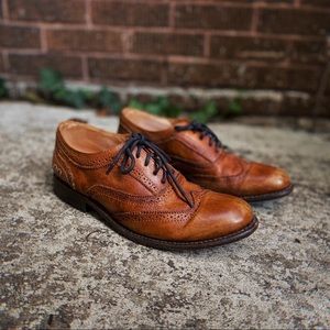 BedStu Lita Oxford shoes in tan